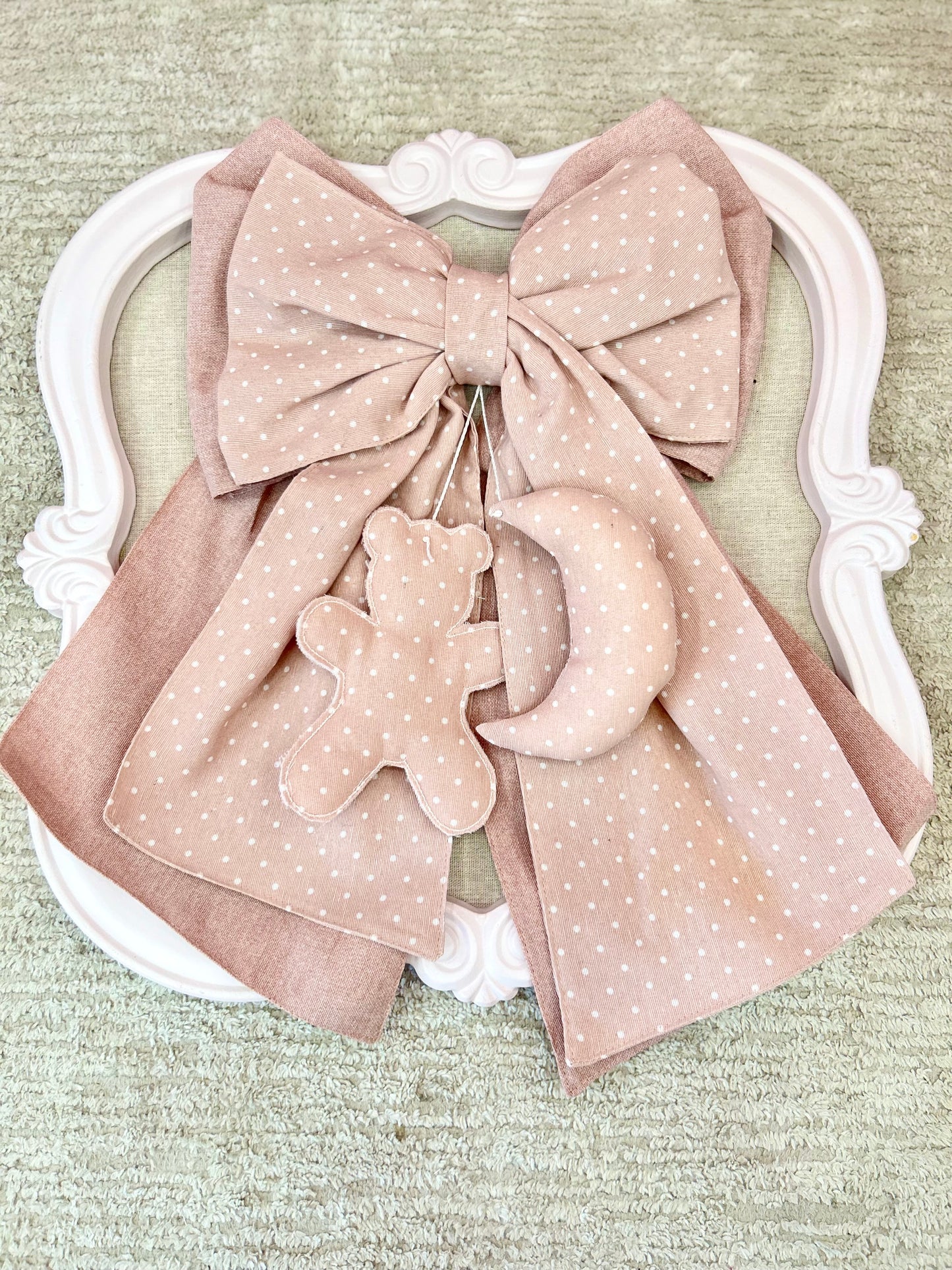 Mauve Bow Door Hanger