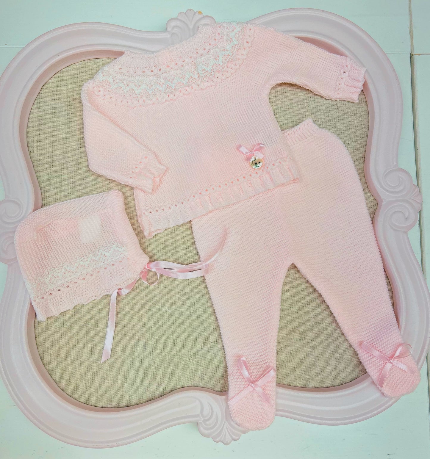 Pink Knitted Set