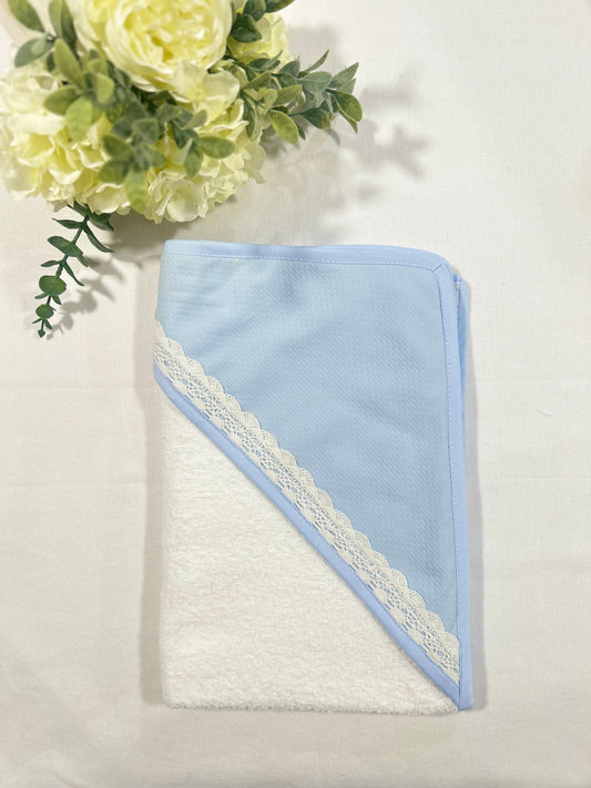 Blue Lace Baby Towel