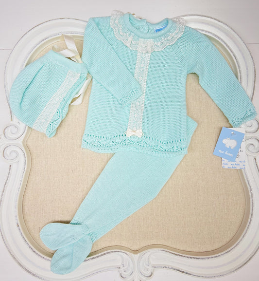 Mint Knitted Set