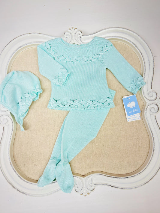 Mint Knitted Set